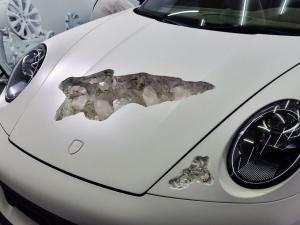 Porsche 911 Carrera 4S Crystal Eroded Art Car by Daniel Arsham 2020 года 